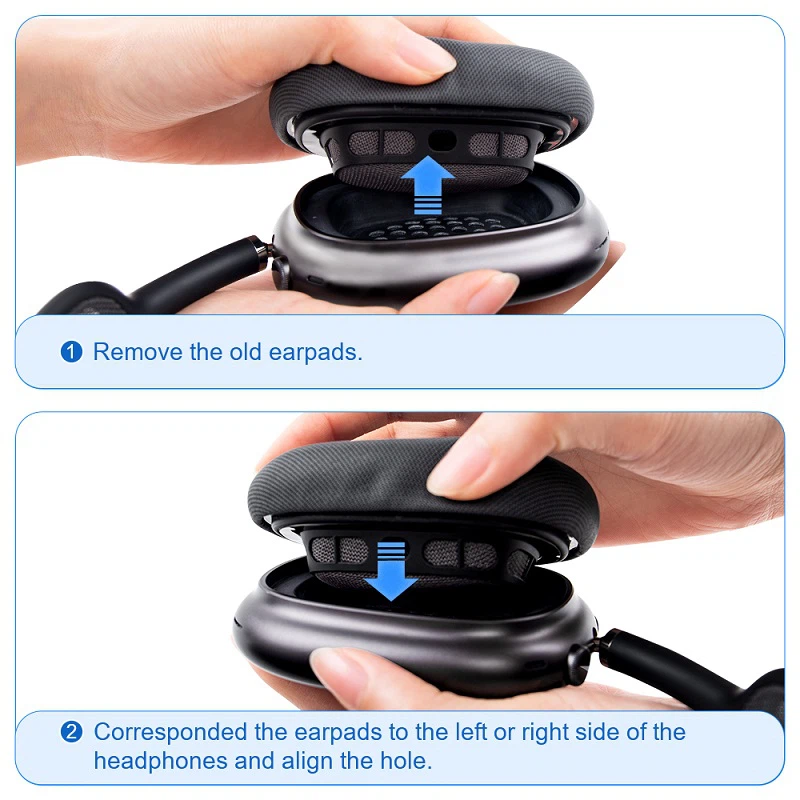 Ear Cushions Replacement Earpads for Apple AirPods Max Ear Cushions Replacement Earpads for Apple AirPods Max